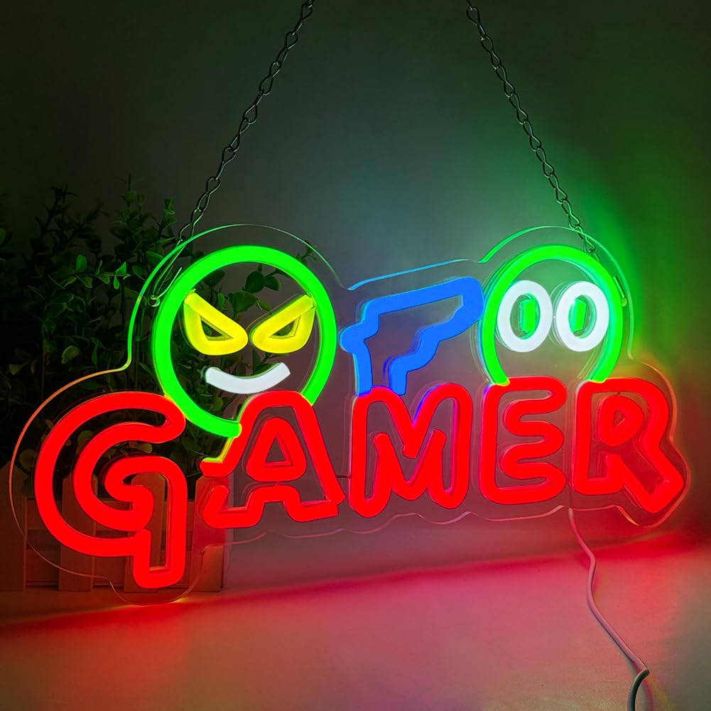 Party Games For Christmas - Luminária de Neon LED Personalizável para