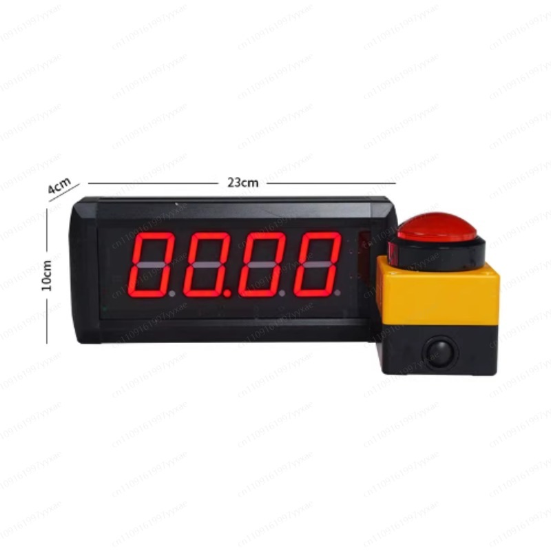 Party Games Popular - Relógio Digital LED Vermelho com Temporizador