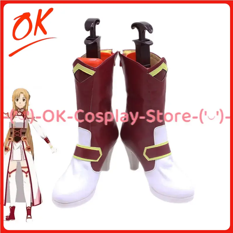 Party Games Online - [Sapatos Personalizados] Botas de Cosplay Asuna