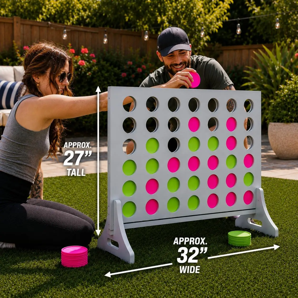 Jogo Gigante Quatro em Linha p - Party Games Adults Indoor avaliação e preço