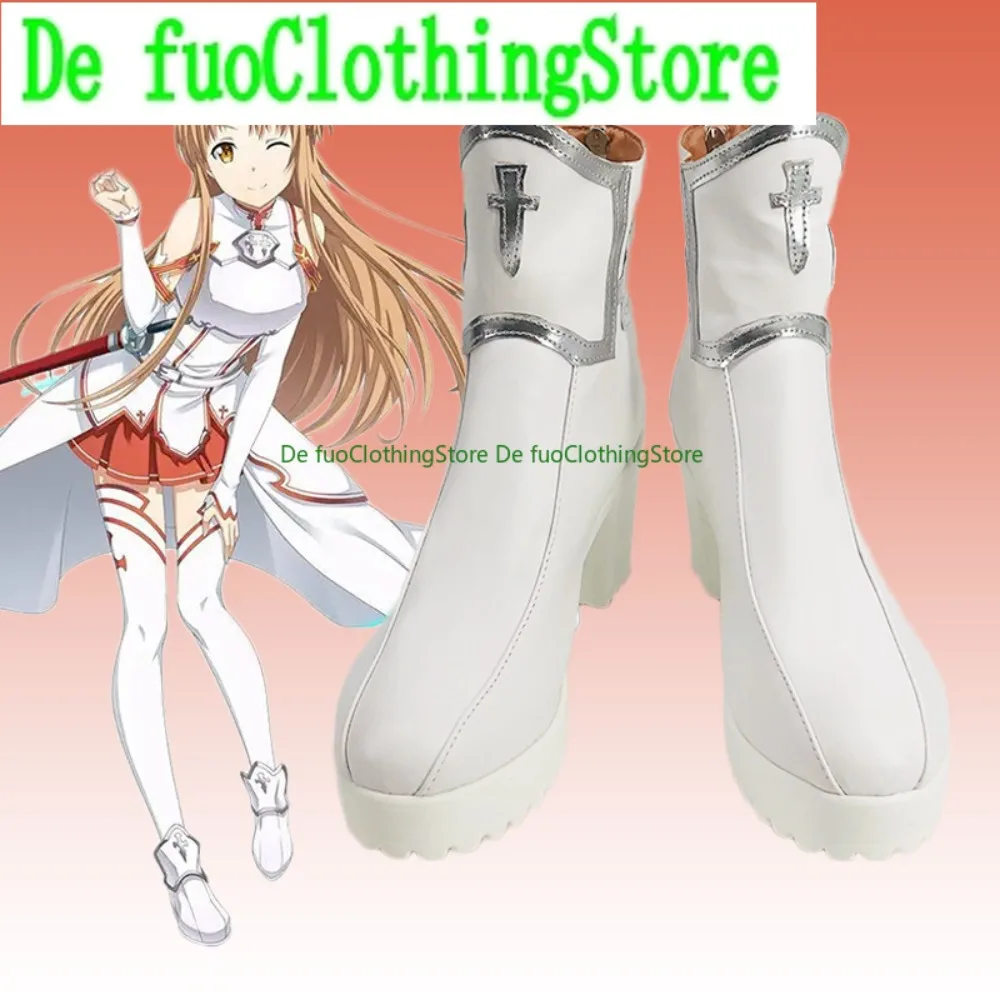 Sapatos de Cosplay Asuna de Sw - Party Games Online avaliação e preço