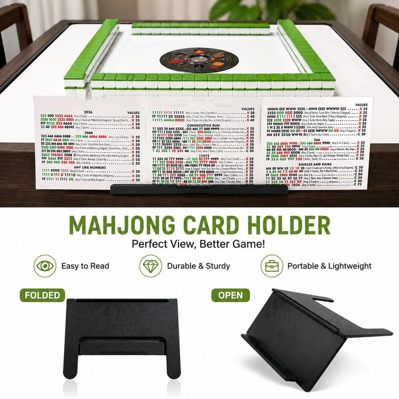 Suporte para cartas de mahjong - Party Games Adults Indoor avaliação e preço