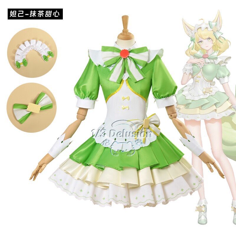 Fantasia Cosplay Daji Matcha S - Party Games Girls avaliação e preço